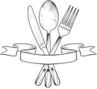 Messer, Gabel und Löffel